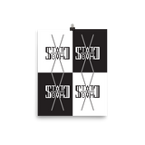 SXC Checker V2 Enhanced Matte Poster